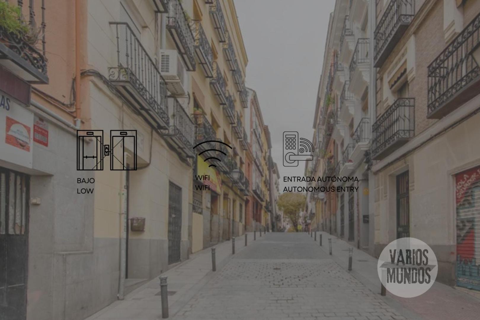C-Cabeza Cool Apt Para 7 Al Lado De Tirso De Molina E1 Madrid Kültér fotó
